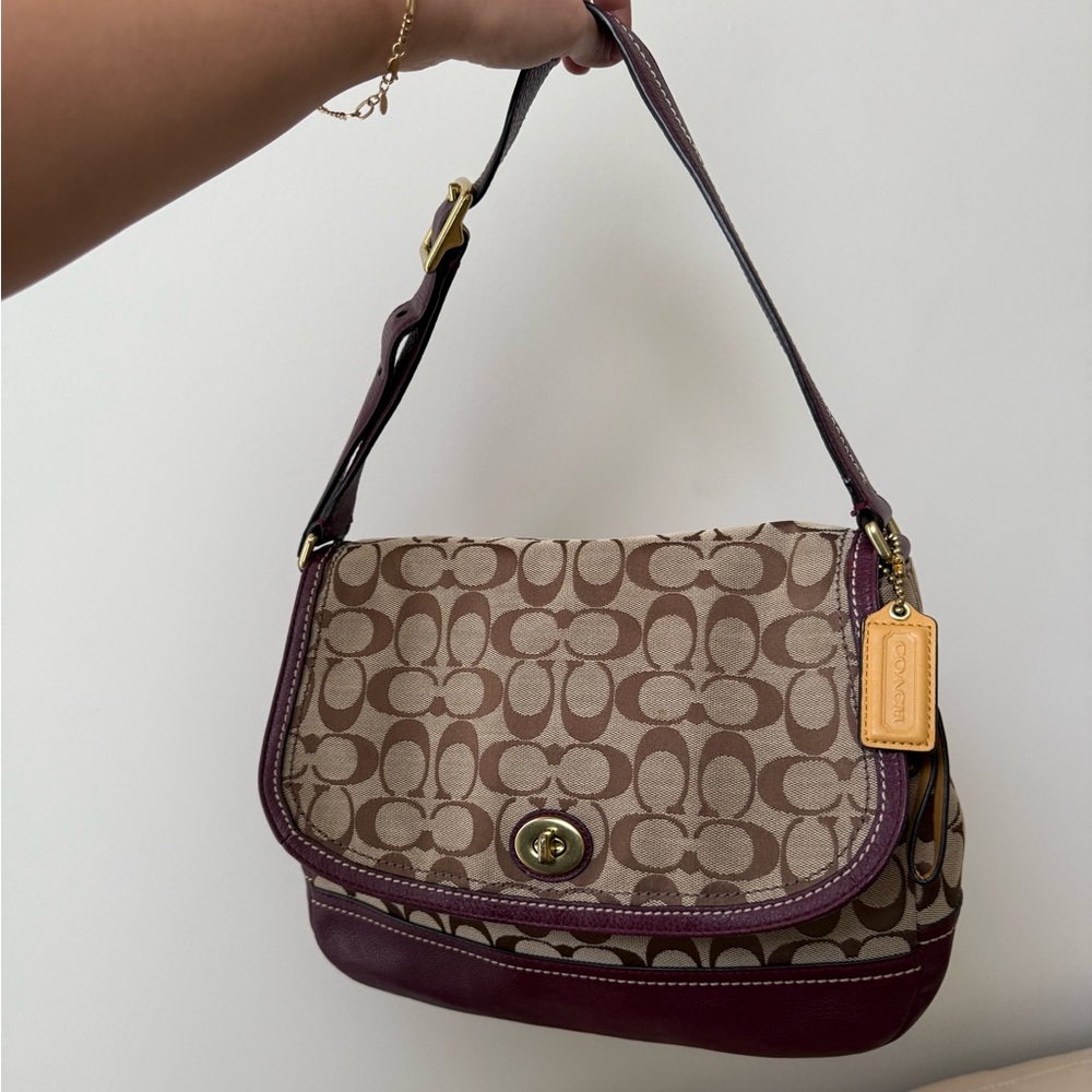 COACH Park Signature Flap Bag